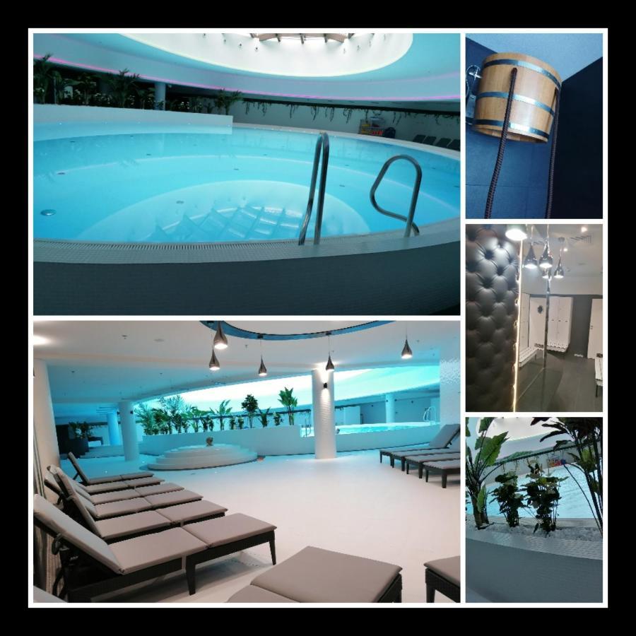 Szczecin Hanza Tower Apartment-Basen Luaran gambar